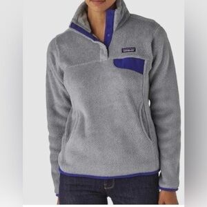 Patagonia - Women's Re-Tool Snap-T® Pullover - Purple/Grey